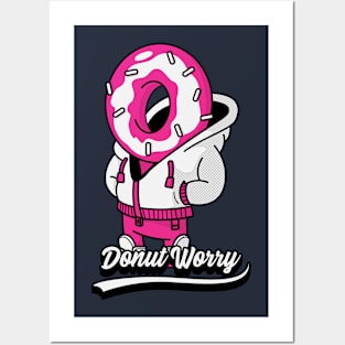 Donut Worry Food puns Gift Posters and Art